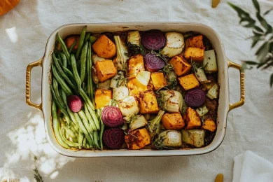 One Pot, Many Blessings: A Rosh Hashanah Simanim Casserole