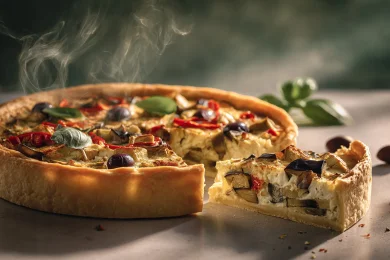 Cheesy Mediterranean Shavuot Pie 