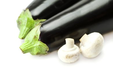 Passover Eggplant and Mushroom Salad
