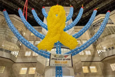 Lighting Up Lives: The World’s Largest Balloon Menorah Sends a Powerful Message