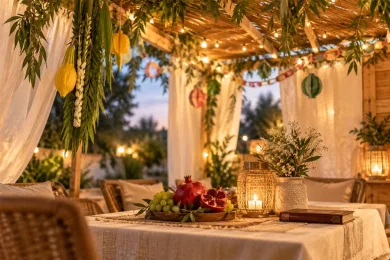 The Free Sukkah Decoration Your Guests Will Actually Remember