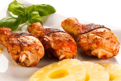 Sweet-and-Fruity Passover Chicken with Carrots and Pineapple