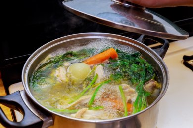 Passover Braised Chicken with Red Wine and Root Veggies