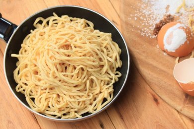 Passover Egg Noodles for Your Chicken Soup