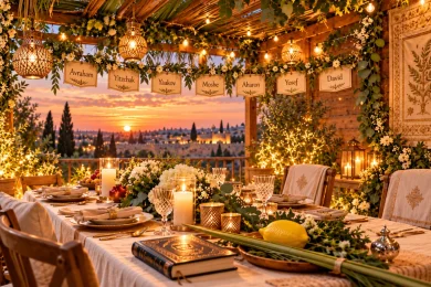 The 7 Holy Guests on The Holiday of Sukkot