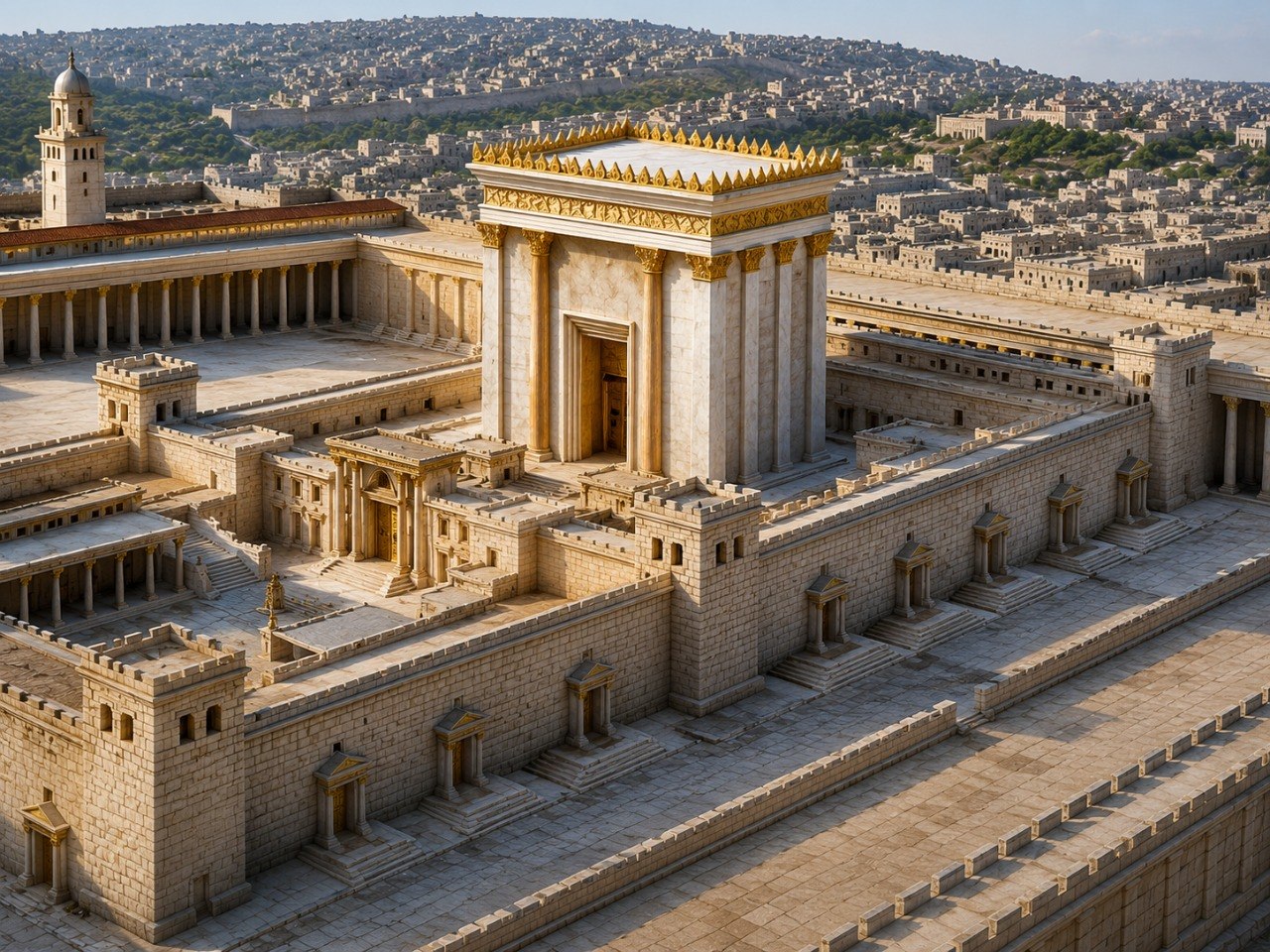 Model of the Second Temple in Jerusalem before its destruction