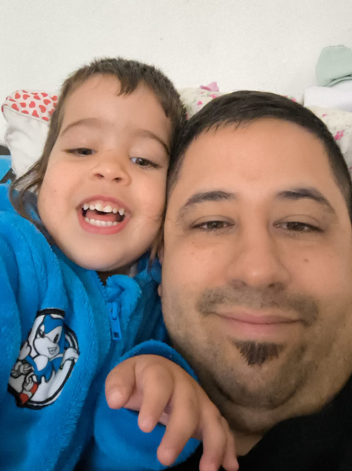 Eilai Ben Shabbat z"l with his father, Or