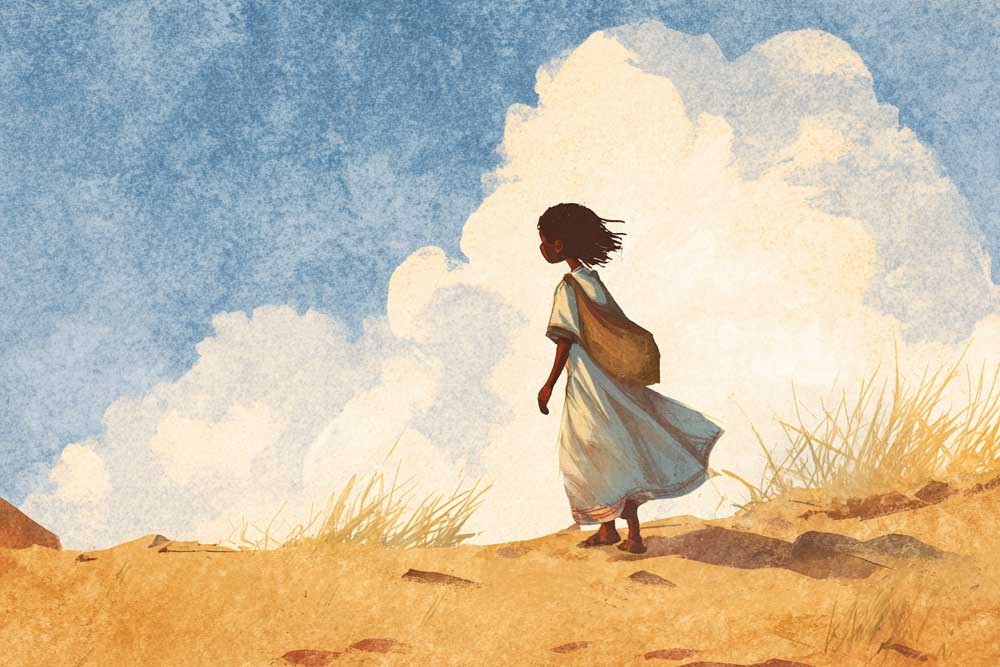 Elena walked for six days without food or water