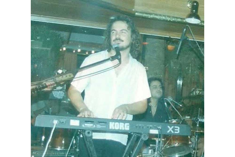 Erez Lonberg before he became observant