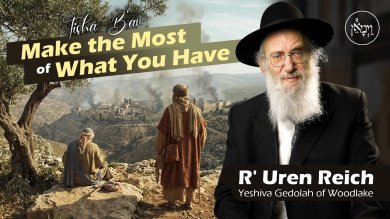 The Sacrifice We Can Still Bring on Tisha B'Av | Rabbi Uren Reich