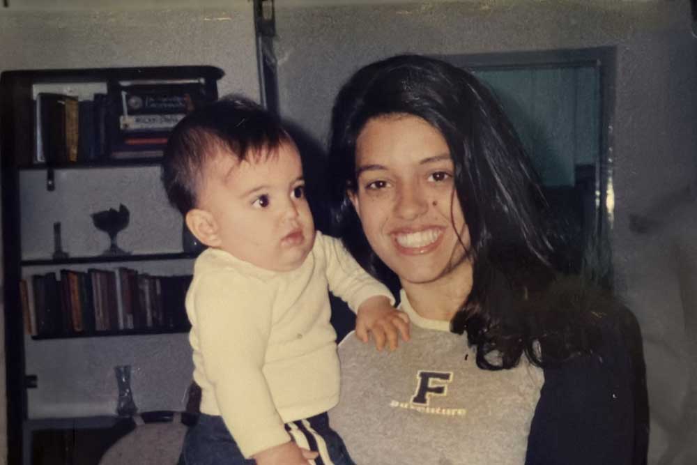 Debi a few months before her diagnosis