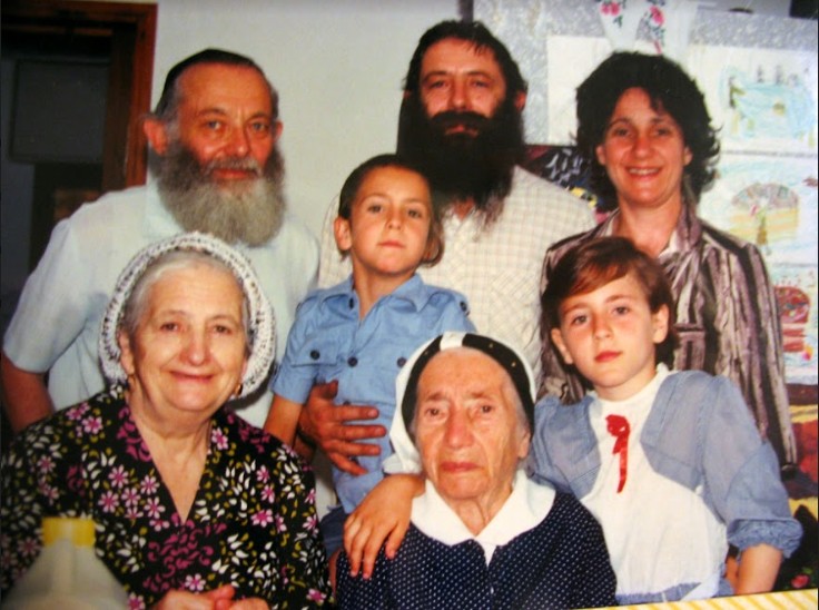 Ella's family a year after moving to Israel