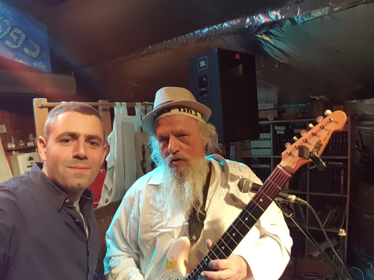 Adi Ran and Avner Shaki (Photo: Avner Shaki)