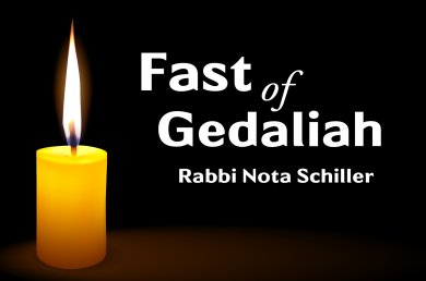 Fast of Gedaliah – Rabbi Nota Schiller