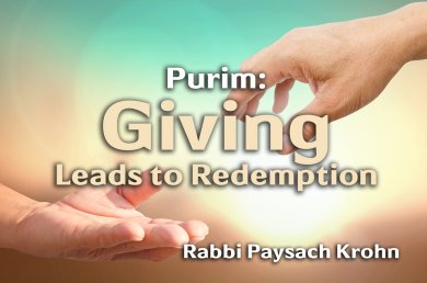 Giving Leads to Redemption