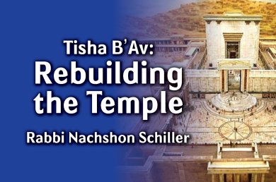 Tisha B’av – Rebuilding the Temple