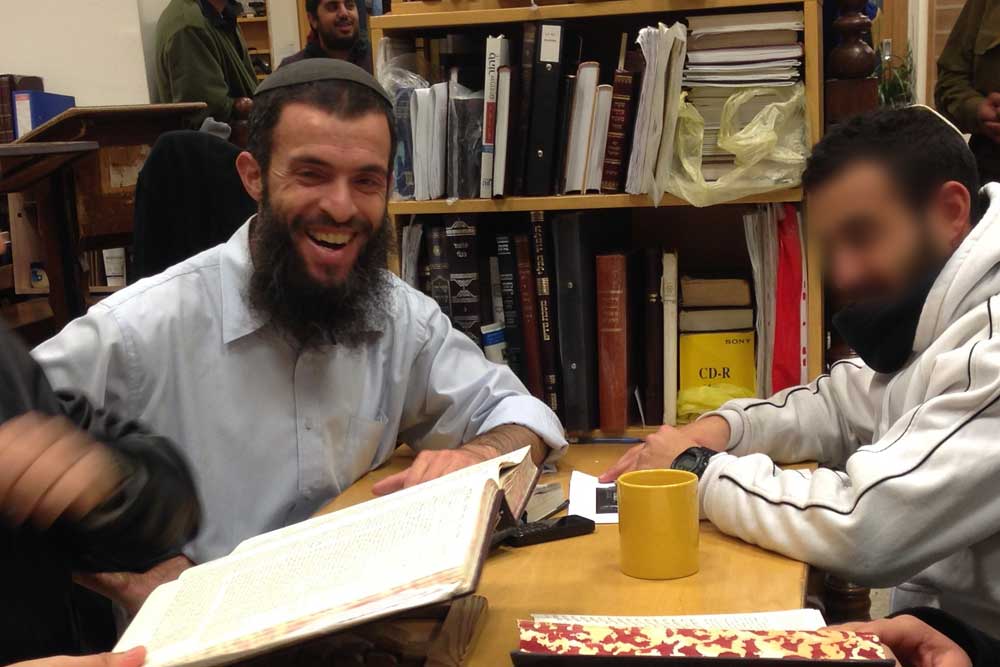 Rabbi Nechemia with his students