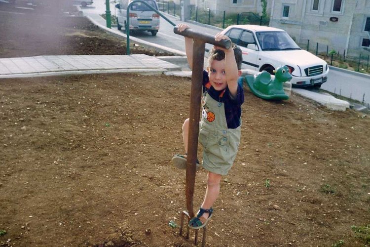 As a toddler - with 35 percent kidney function