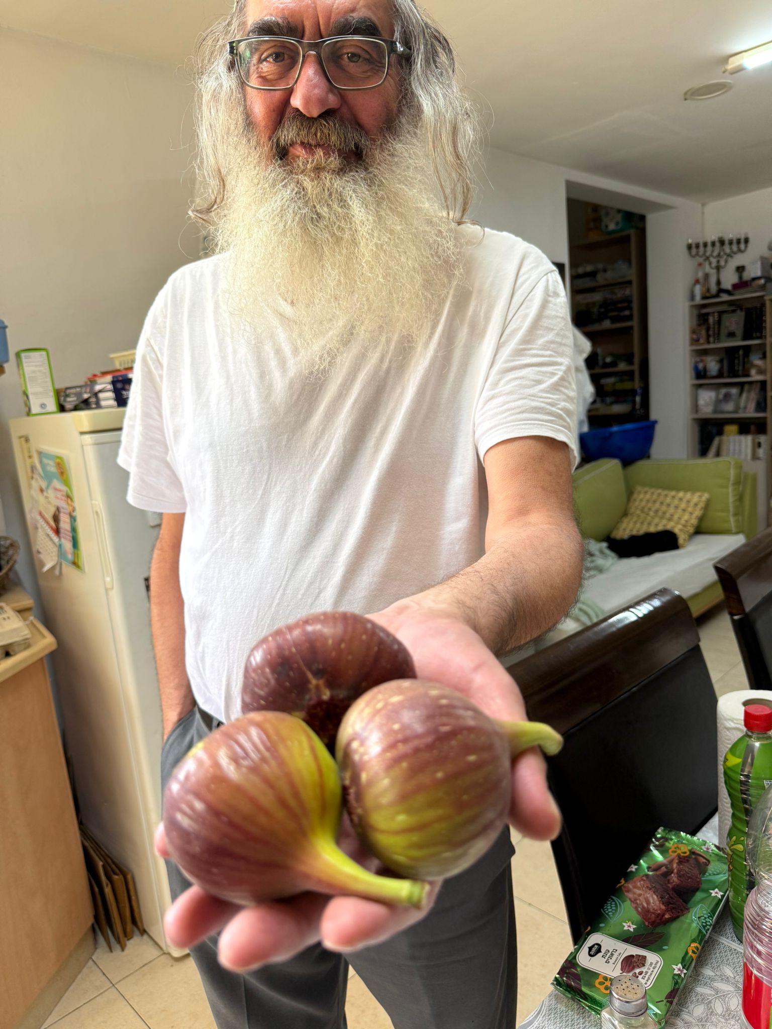 Dan's father, who is also a farmer