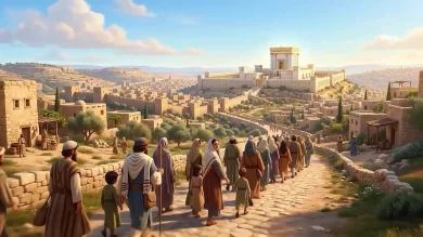 A Journey Through the Prophets: Shabbat Hagadol - The Weekly Haftara Illustrated by AI