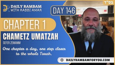 Teaching Rambam at His Resting Place: The Laws of Chametz on Pesach